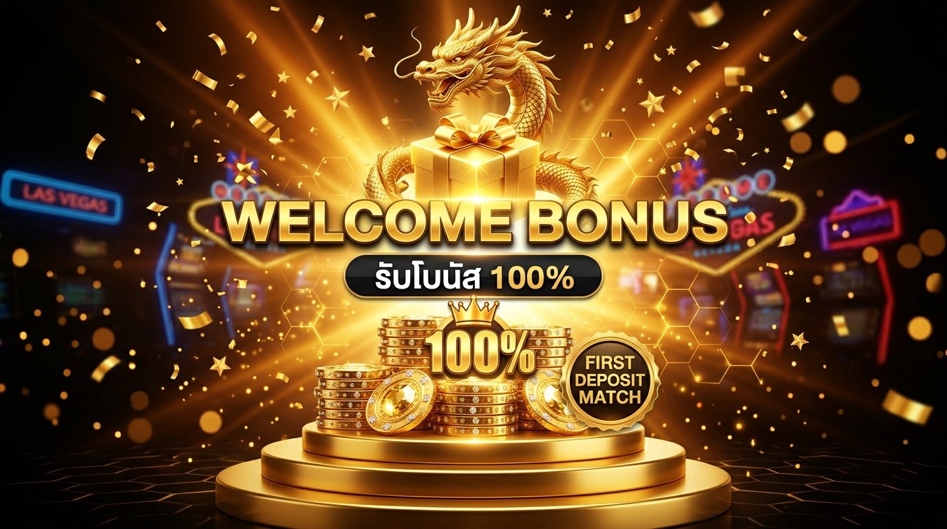 โบนัสต้อนรับสล็อตเว็บตรง 100% สำหรับสมาชิกใหม่